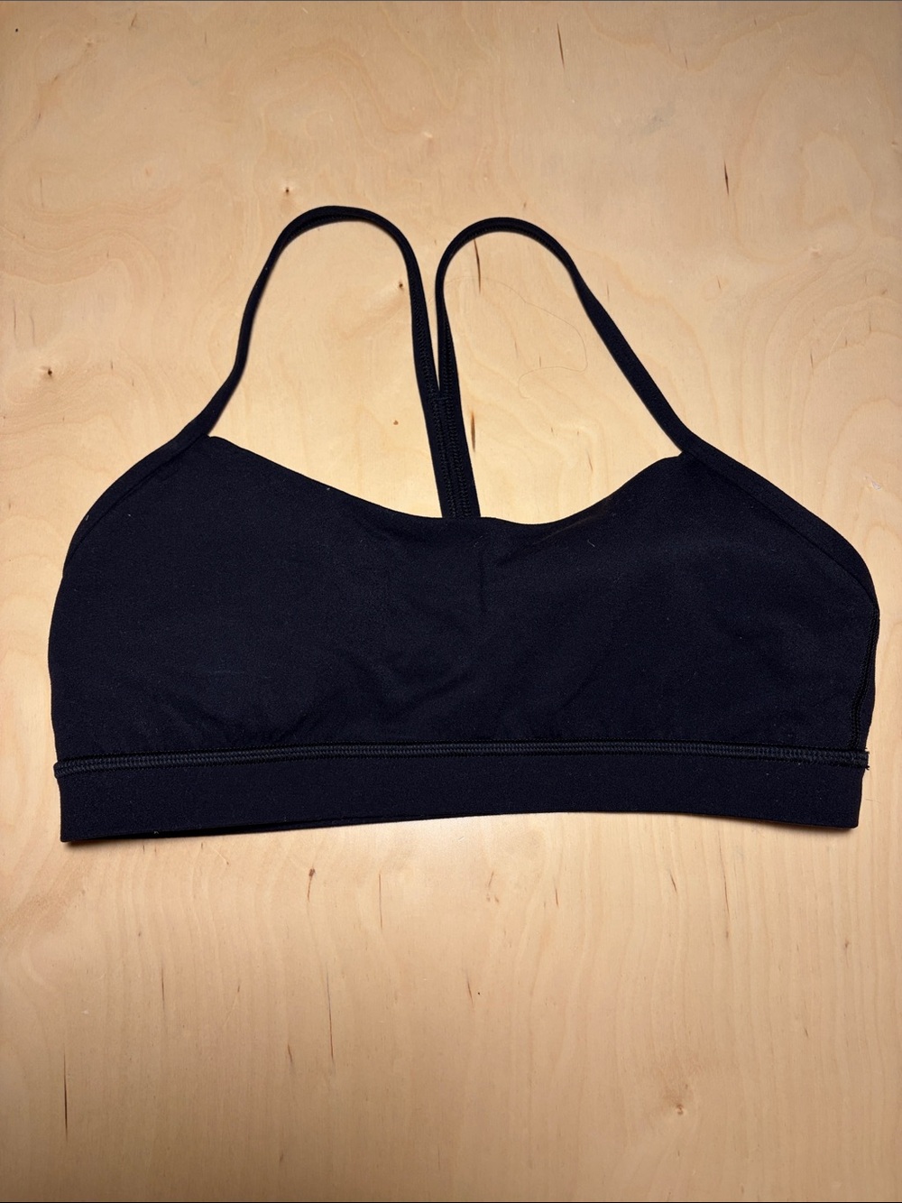 Lululemon Flow Y Bra Nulu - Black - size 10